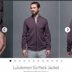 lululemon athletica Maroon Six Pack Jacket